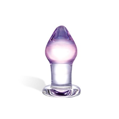 Glas - Amethyst Rain Glass Butt Plug