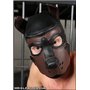 Mr-S K9 Leather Hood: Black & Brown