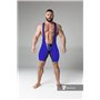 MASKULO - Wrestling Singlet Codpiece Open rear Royal Blue