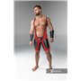 MASKULO - Wrestling Singlet Codpiece Thigh Pads Red