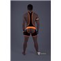 MASKULO - Wrestling Singlet Codpiece Open Rear Neon Orange