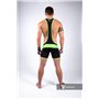 MASKULO - Men's Fetish Wrestling Singlet Codpiece Neon Green