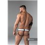 MASKULO - Fetish Jockstrap Detachable Codpiece White