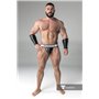 MASKULO - Fetish Jockstrap Detachable Codpiece Black