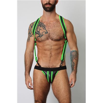 Gunner Neoprene Jockstrap Green