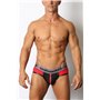 Moto X Zipper Jockstrap Red