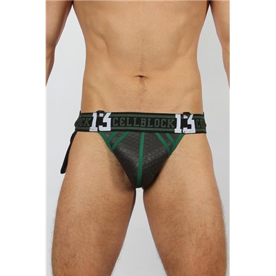 Sniper Neoprene Jock w/ Side Pocket Green