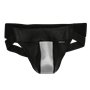 Addikt Leather Jockstrap: Black & Orange