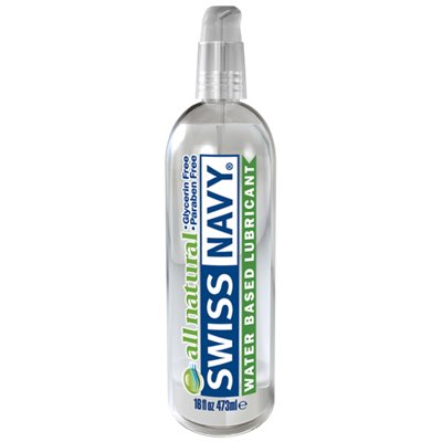 Swiss Navy Water-Based All Natural Lube 16oz